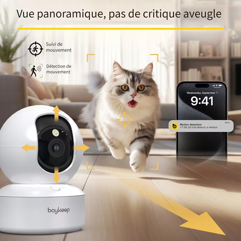 Caméra intelligente WiFi BoyKeep 5g/2.4ghz