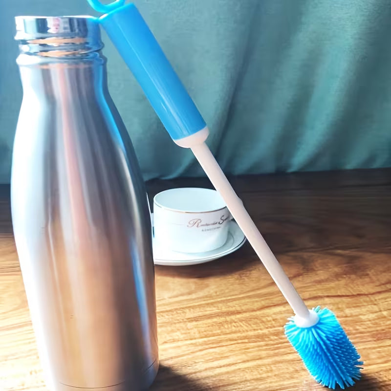Brosse à tasse multifonctionnelle avec long manche, brosse de nettoyage rotative à 360 degrés