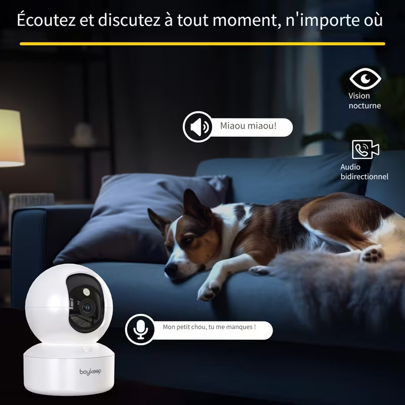 Caméra intelligente WiFi BoyKeep 5g/2.4ghz