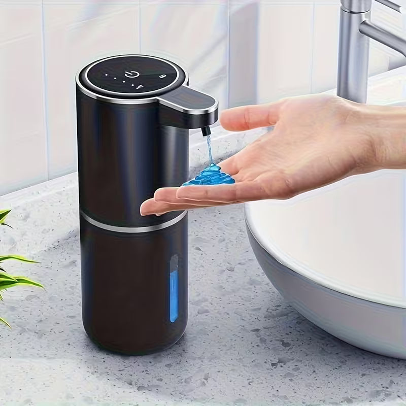 1x Distributeur de Savon Automatique 380mL | Fixation Murale, Rechargeable, Batterie au Lithium, Marque DONASIRA