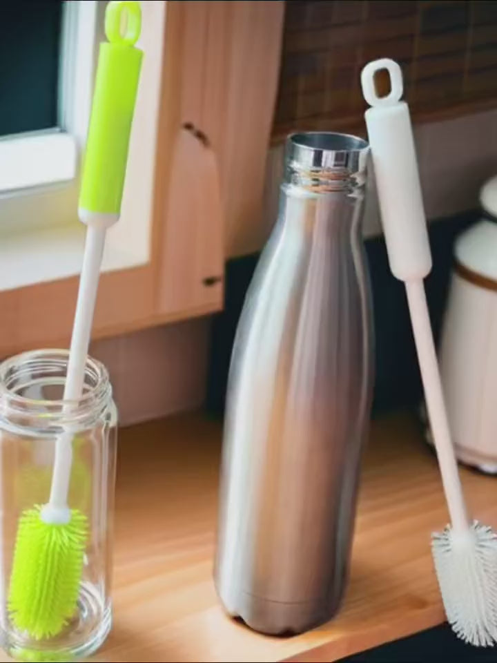 Brosse à tasse multifonctionnelle avec long manche, brosse de nettoyage rotative à 360 degrés